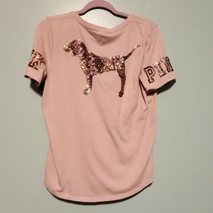 victoria secret pink womens large shirt
